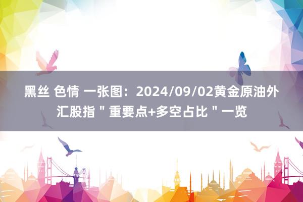 黑丝 色情 一张图：2024/09/02黄金原油外汇股指＂重要点+多空占比＂一览