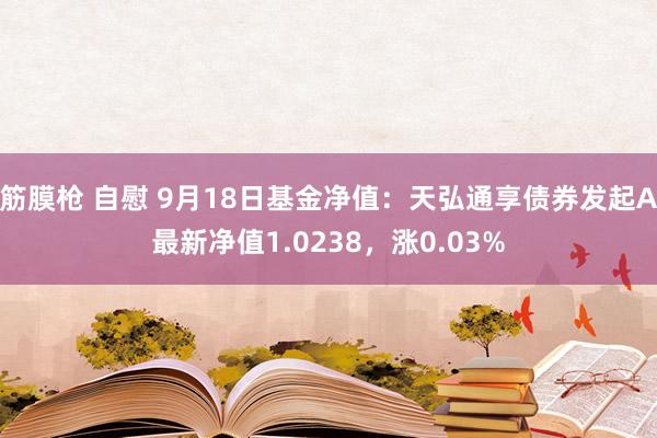 筋膜枪 自慰 9月18日基金净值：天弘通享债券发起A最新净值1.0238，涨0.03%