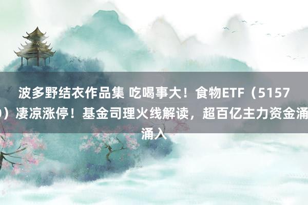 波多野结衣作品集 吃喝事大！食物ETF（515710）凄凉涨停！基金司理火线解读，超百亿主力资金涌入