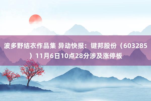 波多野结衣作品集 异动快报：键邦股份（603285）11月6日10点28分涉及涨停板