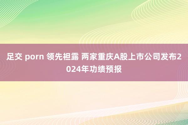 足交 porn 领先袒露 两家重庆A股上市公司发布2024年功绩预报